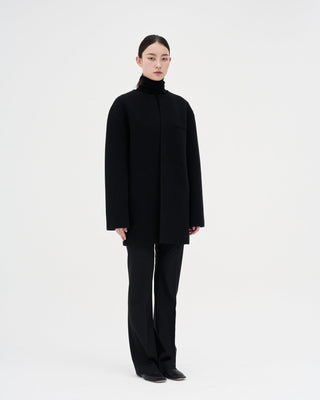 Knit Coat _ Black