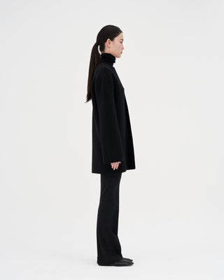 Knit Coat _ Black
