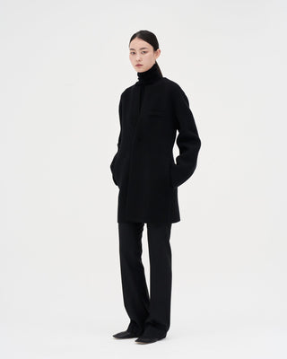 Knit Coat _ Black