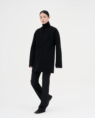 Knit Coat _ Black