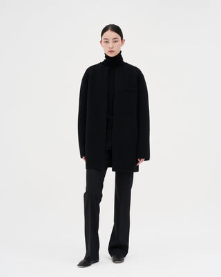 Knit Coat _ Black