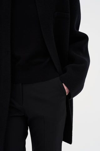 Knit Coat _ Black