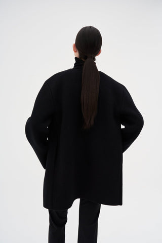Knit Coat _ Black