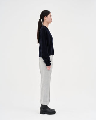V-neck Knit _ Navy